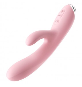 MizzZee - Dual Vibrating Heating Wand (Chargeable - Pink)